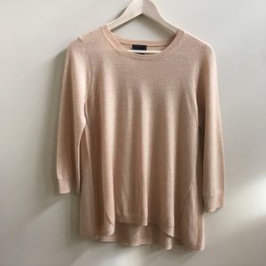 JCrew- featherweight cashmere camel sweater, Small